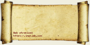 Jovana Trešnjić vizit kartica